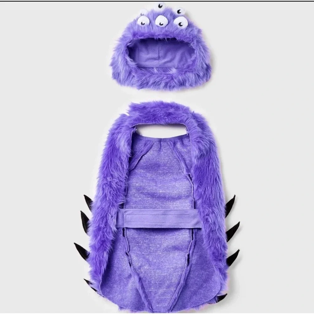 Spider Costume Dog Full‎ Body Costumes - Boots & Barkley™ Purple Medium